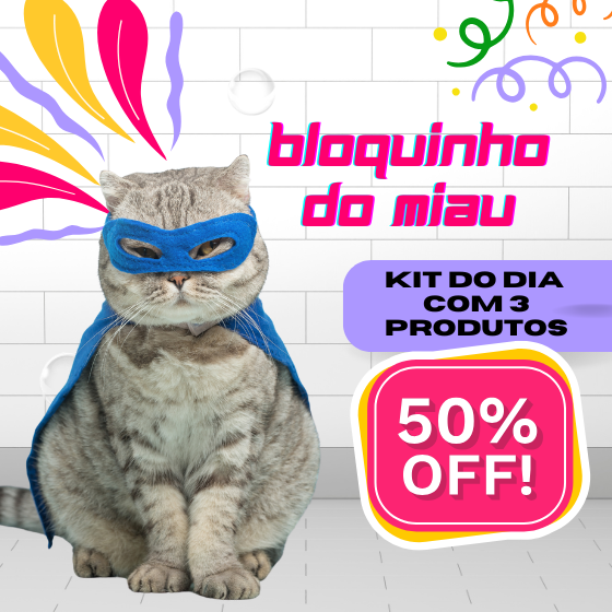 Kit Folia Miau do Dia