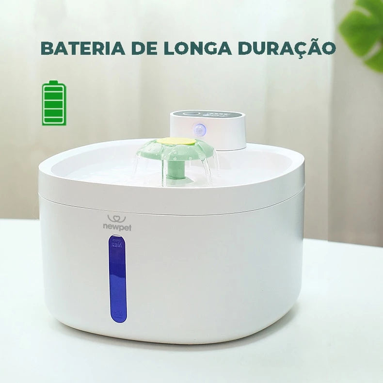 Fonte Bebedouro para Pets sem fio com Sensor